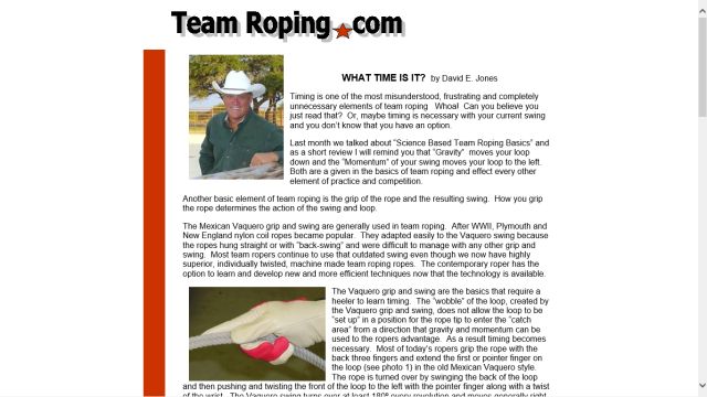 team roping basics